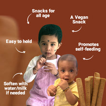Load image into Gallery viewer, Ragi & Sesame Teething Sticks | Healthy Snack for Babies & All Ages | 150g