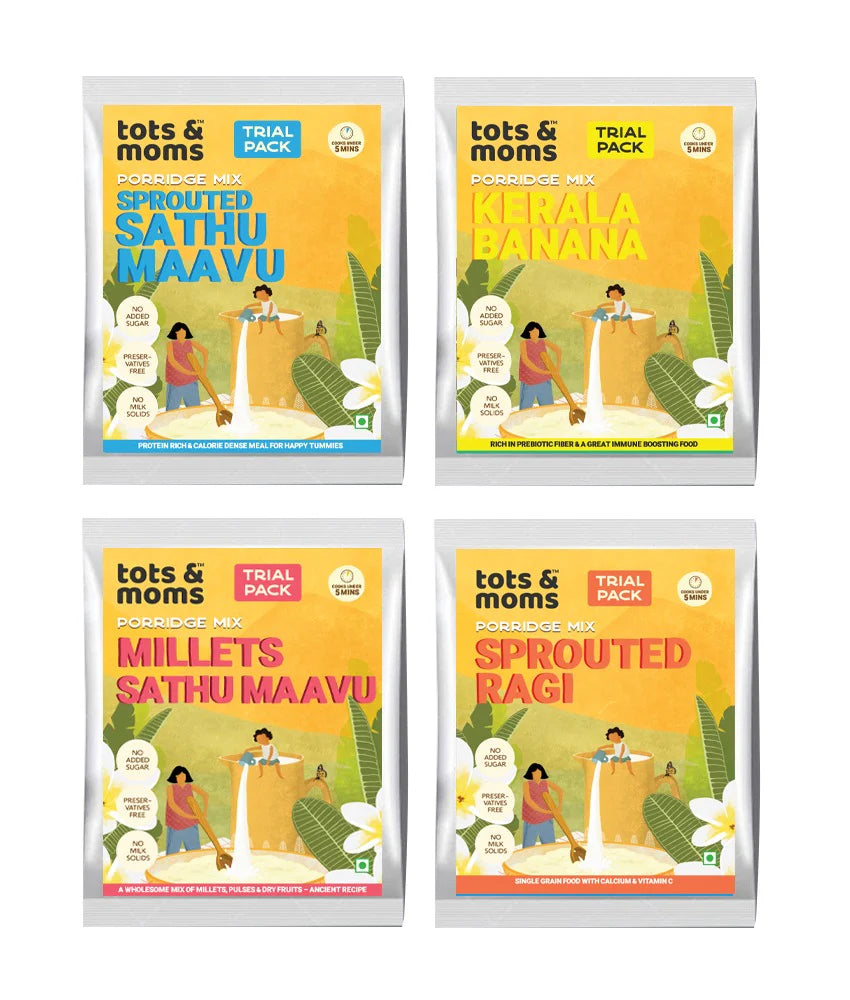 Trial Pack - Porridges Combo | Pack of  4