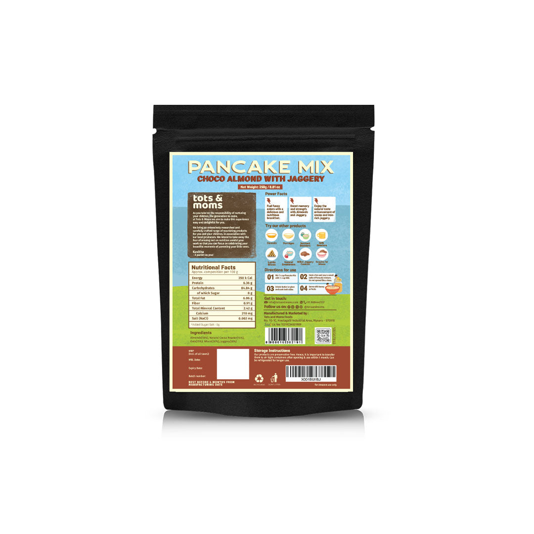 Pancake Mixes Combo | Choco Almond with Jaggery | Banana Almond with Jaggery