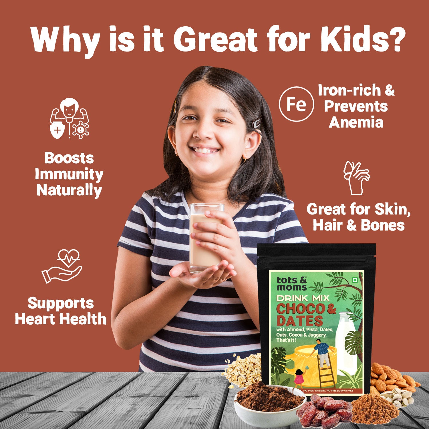 Choco & Dates with Jaggery Drink Mix | 200g