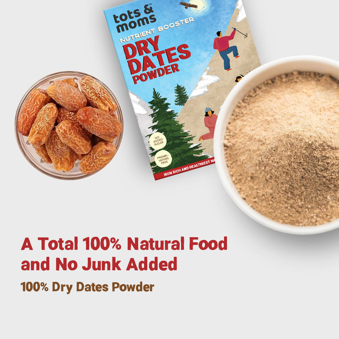 Dry Dates Powder | Sugar Substitute | Natural Sweetener - 200g