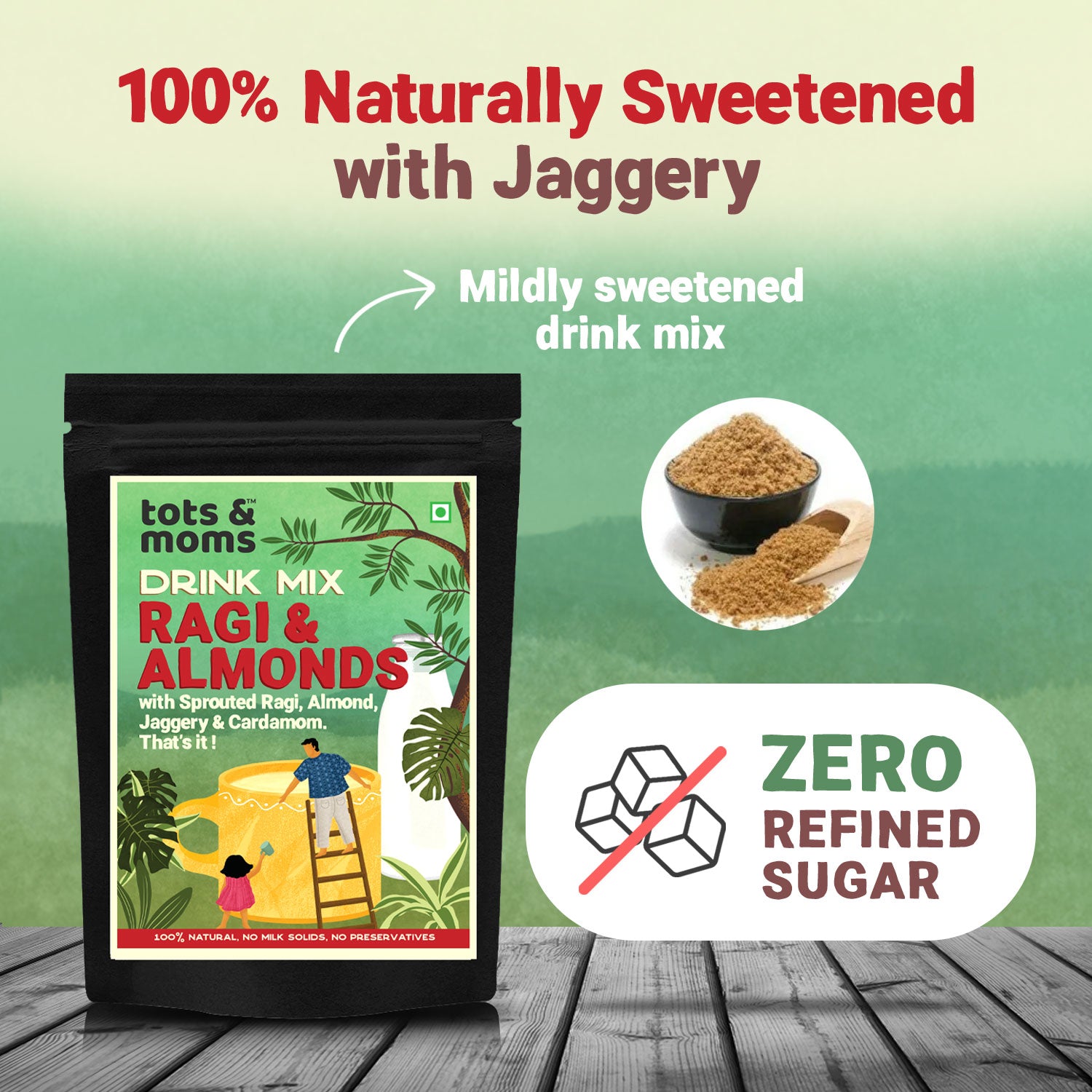 Ragi & Almond with Jaggery Drink Mix - 200g