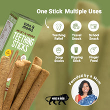 Load image into Gallery viewer, Millets & Herbs | Teething Sticks | Healthy Snack for Babies & All Ages | Pack of 2 | 150g Each