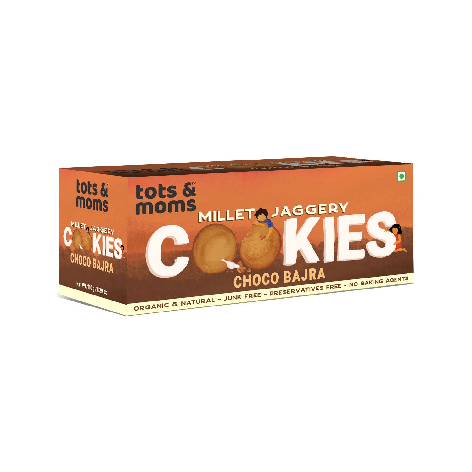 Healthy & Nutritious Millet & Jaggery Cookies Choco Bajra for Kids