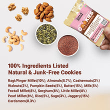 Load image into Gallery viewer, Birthday Cookies - Pack of 50 - Ragi & Almonds Cookies - Tots and Moms - BeNative Ventures Pvt. Ltd