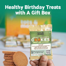 Load image into Gallery viewer, Birthday Cookies - Pack of 50 - Sweet & Savory Cookies - Tots and Moms - BeNative Ventures Pvt. Ltd