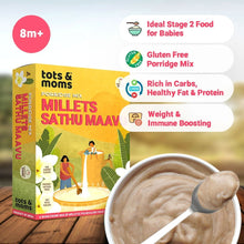 Load image into Gallery viewer, Buy 2 Millets Sathu Maavu Porridge Mix & Get Ragi & Oats Instant Mix Free - Tots and Moms - BeNative Ventures Pvt. Ltd
