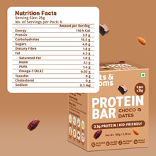 Load image into Gallery viewer, Choco & Dates Protein Bar | Healthy Snack | Kids Friendly | 150g - Tots and Moms - BeNative Ventures Pvt. Ltd