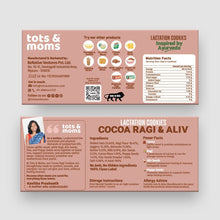 Load image into Gallery viewer, Cocoa Ragi and Aliv Lactation Cookies for New Moms | 150g - Tots and Moms - BeNative Ventures Pvt. Ltd