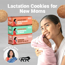 Load image into Gallery viewer, Cocoa Ragi and Aliv Lactation Cookies for New Moms | 150g - Tots and Moms - BeNative Ventures Pvt. Ltd