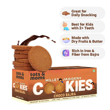 Load image into Gallery viewer, Cookies | Millet & Jaggery | Choco Bajra | 150g - Tots and Moms - BeNative Ventures Pvt. Ltd
