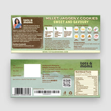 Load image into Gallery viewer, Cookies | Millet & Jaggery | Sweet & Savoury | 150g - Tots and Moms - BeNative Ventures Pvt. Ltd