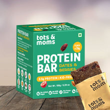 Load image into Gallery viewer, Dates & Berries Protein Bar | Healthy Snack | Kids Friendly | 150g - Tots and Moms - BeNative Ventures Pvt. Ltd