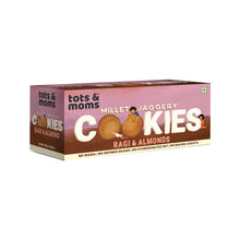 Load image into Gallery viewer, Millet & Jaggery Cookies - Ragi & Almonds | Pack of 6 - Tots and Moms - BeNative Ventures Pvt. Ltd