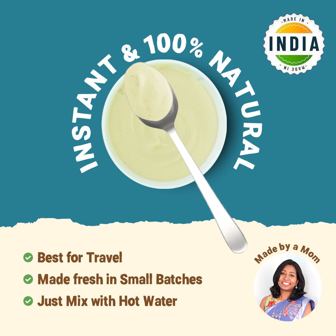 Moongdal & Rice Instant Cereal - 200g - Tots and Moms - BeNative Ventures Pvt. Ltd