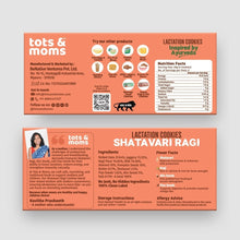 Load image into Gallery viewer, Shatavari Ragi | Moringa & Jowar | Cocoa Ragi & Aliv | Lactation Cookies for New Moms | 150g Each - Tots and Moms - BeNative Ventures Pvt. Ltd