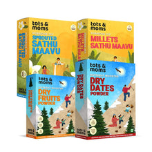 Load image into Gallery viewer, Weight Gaining Foods Combo - Pack of 4 - Tots and Moms - BeNative Ventures Pvt. Ltd