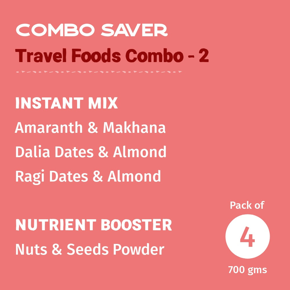 Travel Foods Combo - 2 | Pack of 4