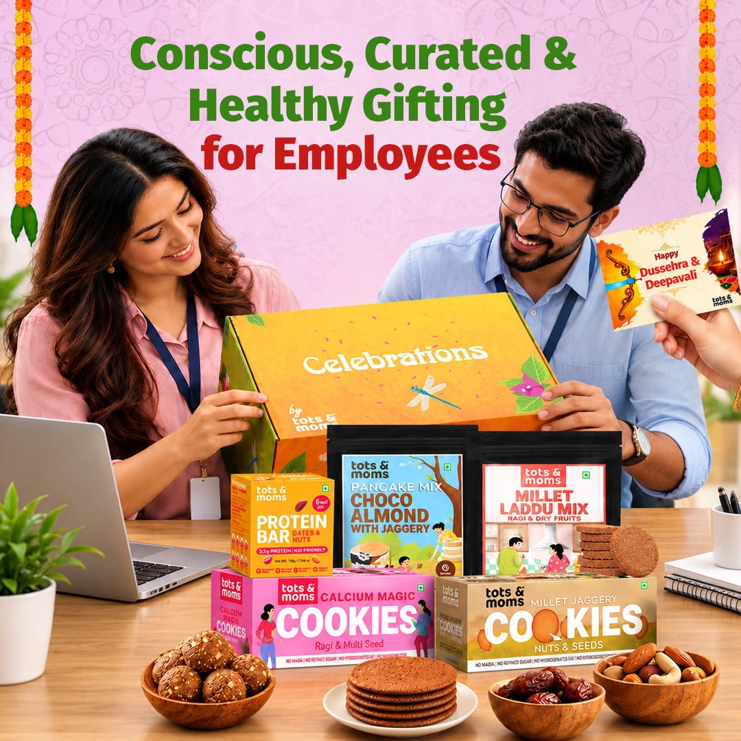 Corporate Festive Gift Box Hamper for Employees (Big) - Pack of 5 Healthy Snack