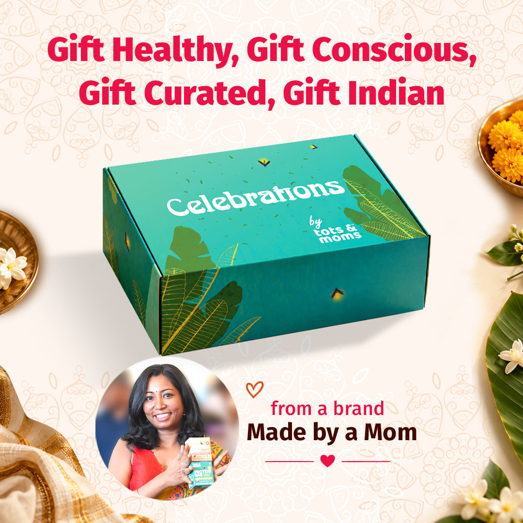 Festive Celebration Gift Box Hamper for Families & Kids - Pack of 12 Assorted Healthy Snacks