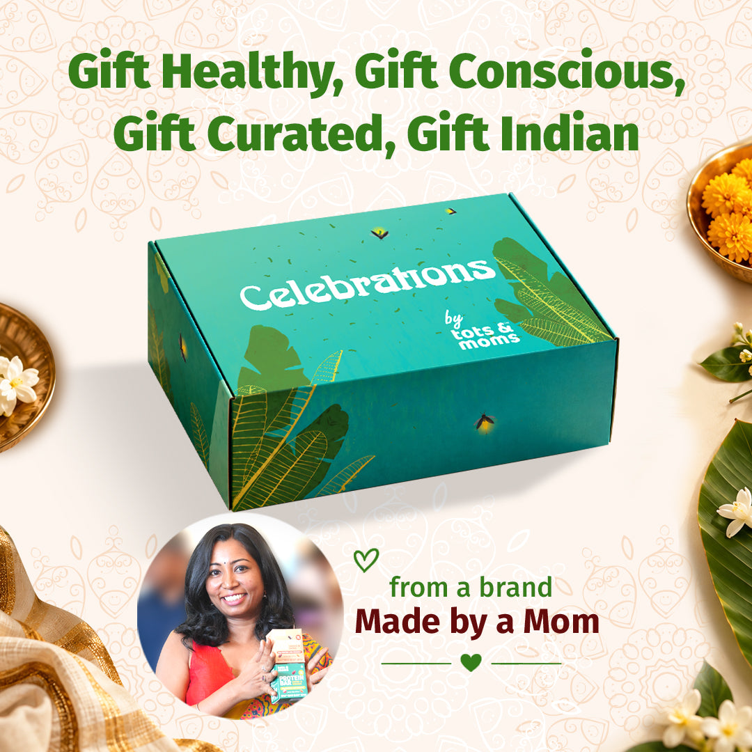 Corporate Festive Gift Box Hamper for Employees (Small) - Pack of 3 Healthy Snacks