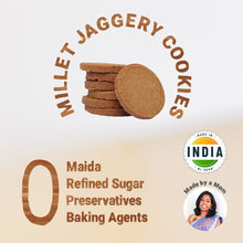 Load image into Gallery viewer, Millet &amp; Jaggery Cookies - Nuts &amp; Seeds | Pack of 6
