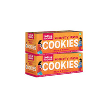 Load image into Gallery viewer, Healthy &amp; Nutritional Mighty Iron Cookies for Moms - Bajra &amp; Walnut - Pack of 2 - 150g Each
