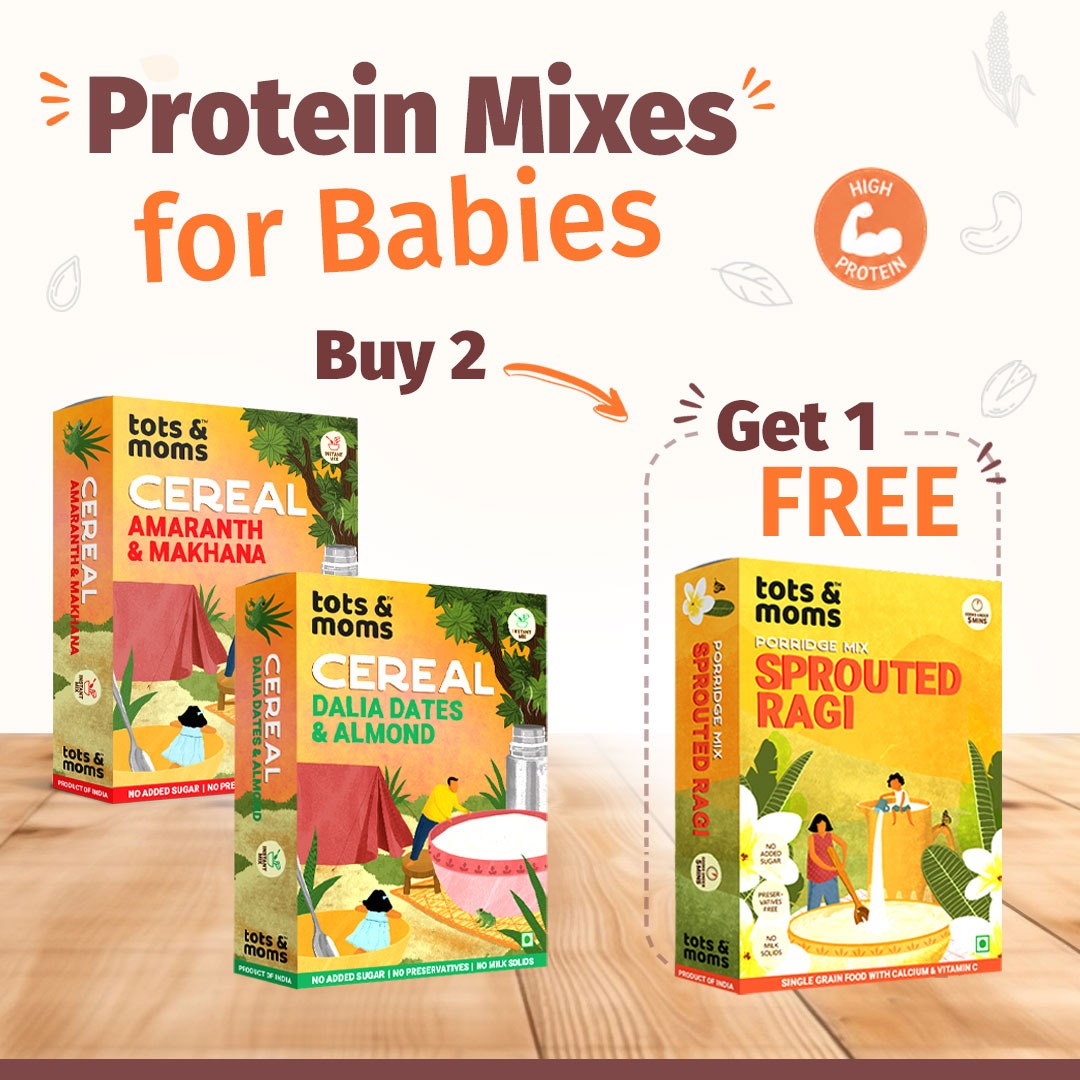 Buy 2 Instant Mixes & Get 1 Sprouted Ragi Powder FREE