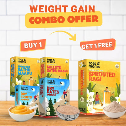 BUY 1 Weight Gain combo get 1 Sprouted Ragi powder