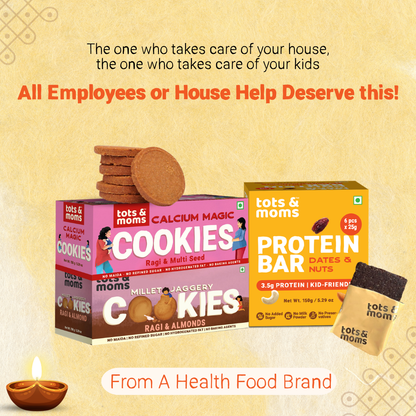 Corporate Festive Gift Box Hamper for Employees (Big) - Pack of 5 Healthy Snack