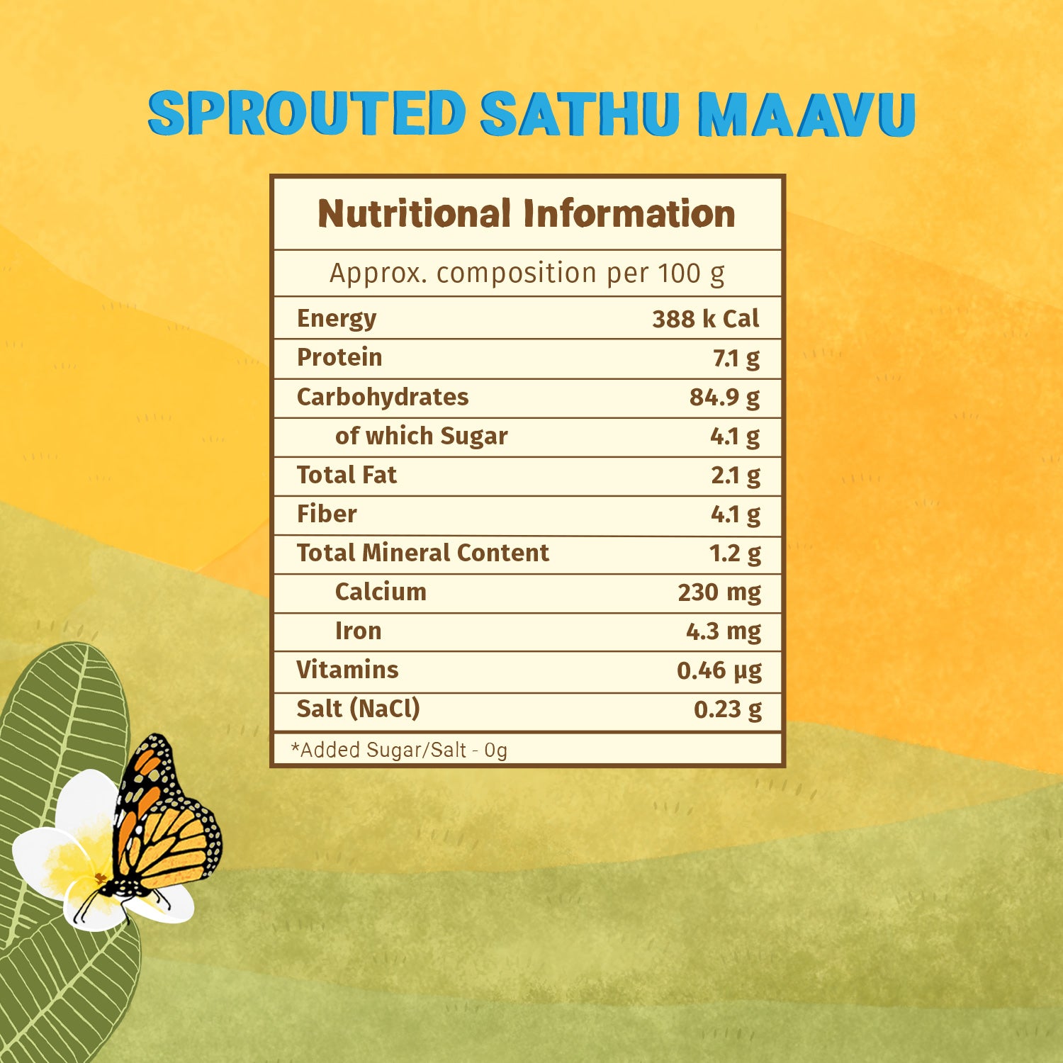Sprouted Sathu Mavu - Multigrain Health Mix - 200g