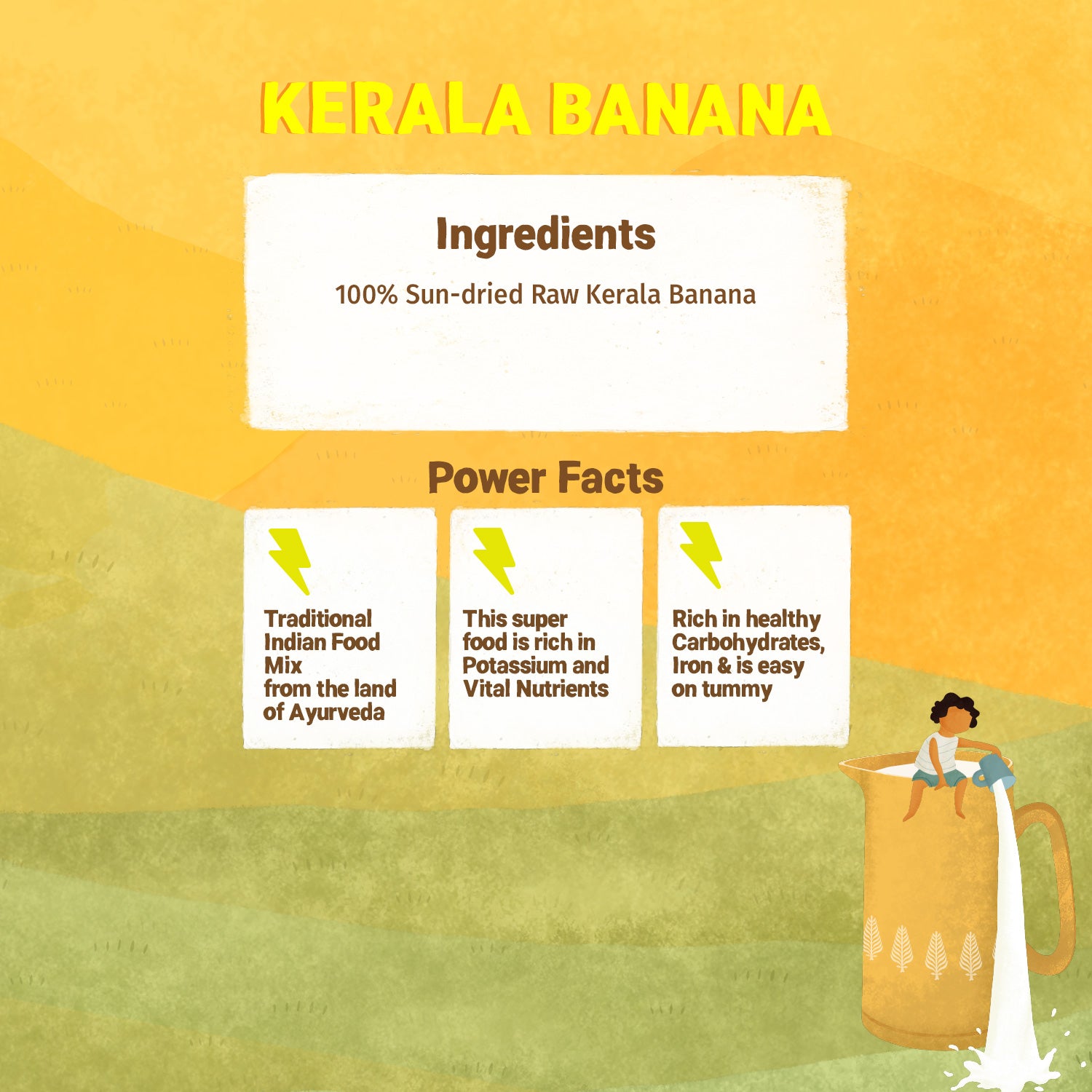 Buy 2 Kerala Banana Powder and get 1 Ragi & Oats Cereals for Free