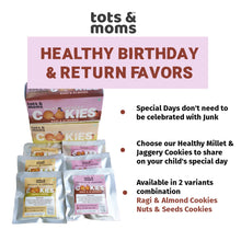 Load image into Gallery viewer, Birthday Cookies - Pack of 50 - Ragi &amp; Almonds Cookies
