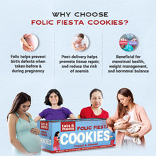 Load image into Gallery viewer, Healthy &amp; Nutritional Cookies for Moms - Pack of 2 | Mighty Iron | Folic Fiesta | 150g each
