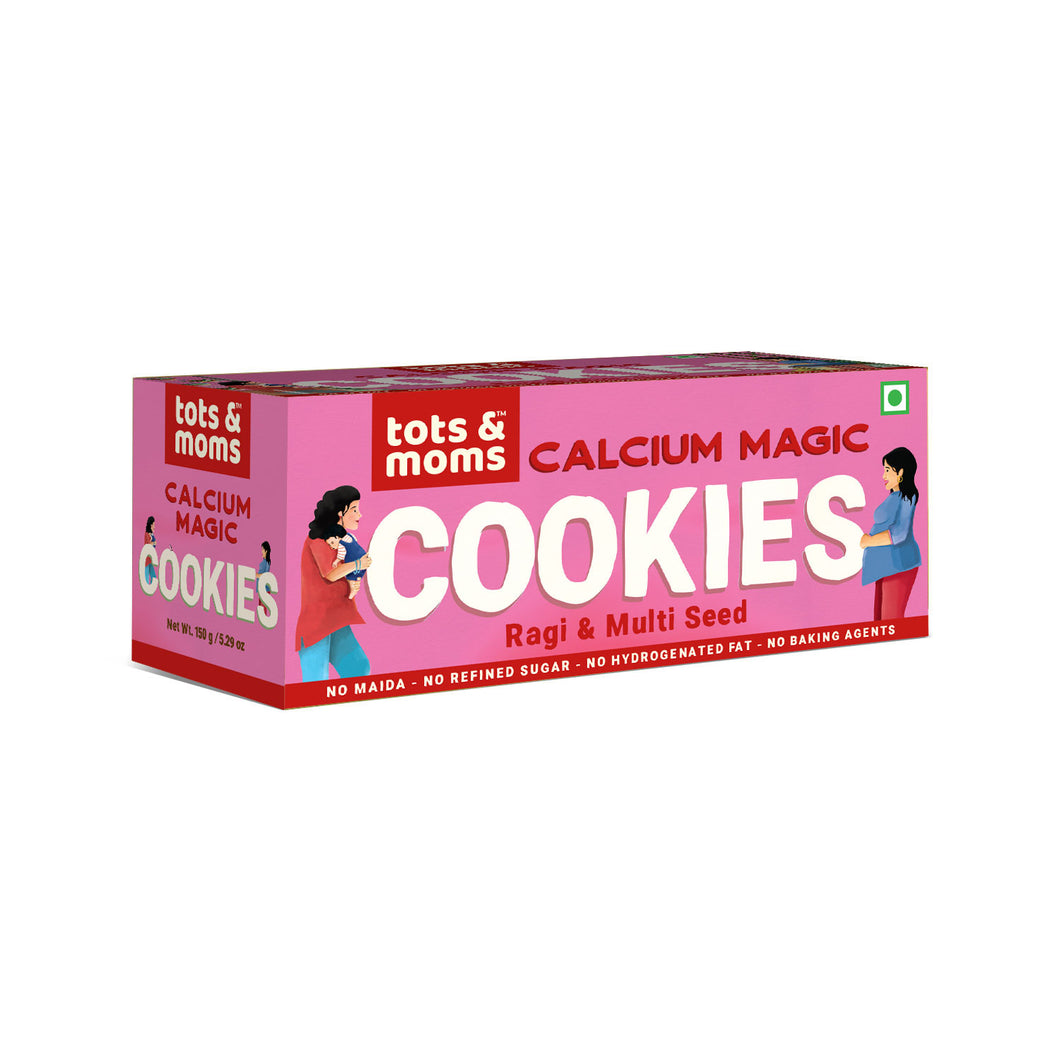 Healthy & Nutritional Calcium Magic Cookies for Adults | Ragi & Multiseed - 150g