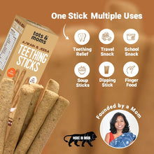 Load image into Gallery viewer, Ajwain &amp; Jeera Teething Sticks | Healthy Snack for Babies &amp; All Ages | 150g - Tots and Moms - BeNative Ventures Pvt. Ltd
