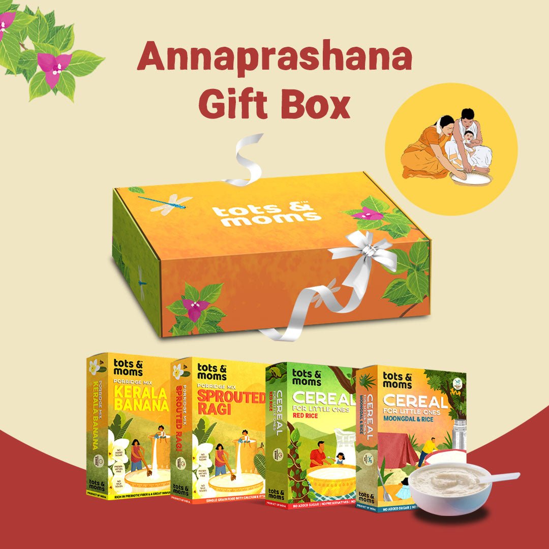 Annaprashana Gift Box | Best Baby First Foods above 6 months - Tots and Moms - BeNative Ventures Pvt. Ltd
