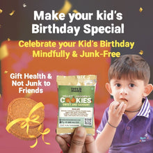 Load image into Gallery viewer, Birthday Cookies - Pack of 50 - Sweet &amp; Savory Cookies - Tots and Moms - BeNative Ventures Pvt. Ltd
