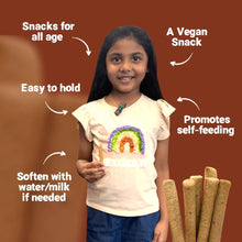 Load image into Gallery viewer, Buy 3 Teething Sticks &amp; get Ragi &amp; Almond Millet Cookies Free - Tots and Moms - BeNative Ventures Pvt. Ltd
