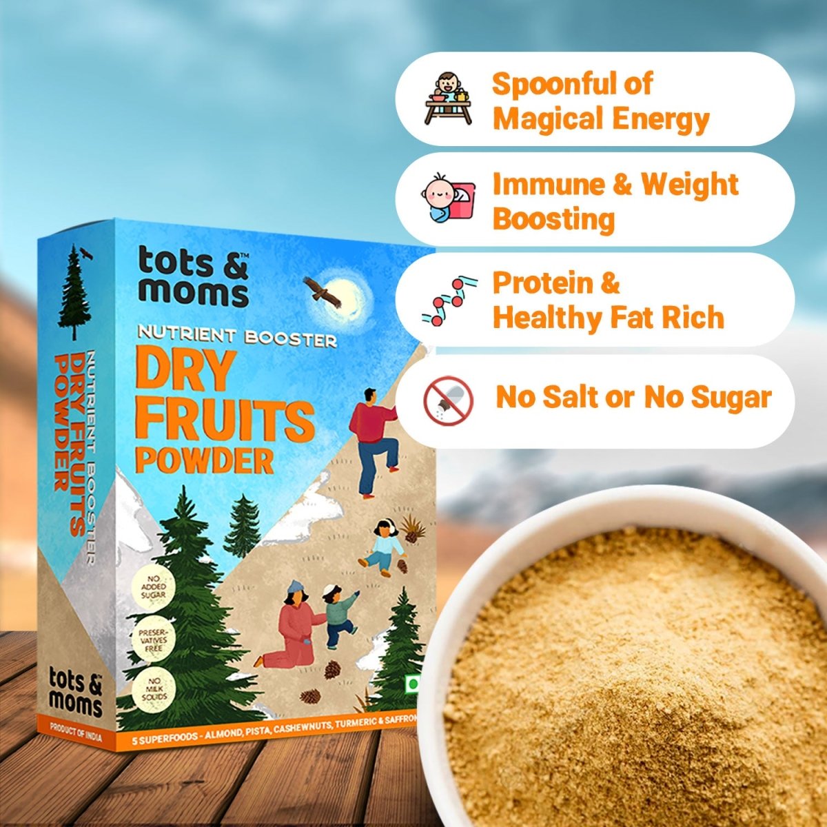 Buy All 4 Dry Fruit Mixes → Get 25% Off - Tots and Moms - BeNative Ventures Pvt. Ltd
