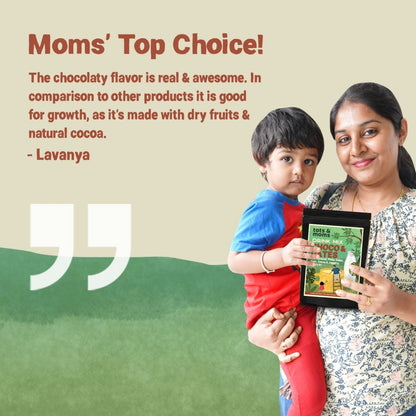 Choco & Dates with Jaggery Drink Mix | 200g - Tots and Moms - BeNative Ventures Pvt. Ltd