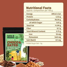 Load image into Gallery viewer, Choco &amp; Dates with Jaggery Drink Mix | 200g - Tots and Moms - BeNative Ventures Pvt. Ltd
