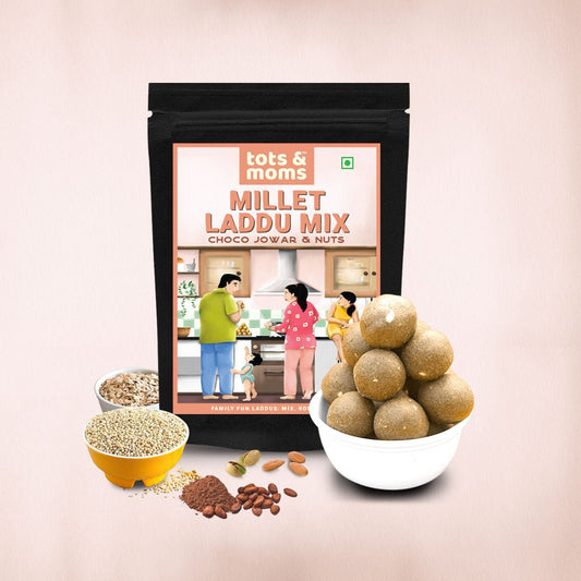 Choco Jowar Laddu Mix | 250g - Tots and Moms - BeNative Ventures Pvt. Ltd
