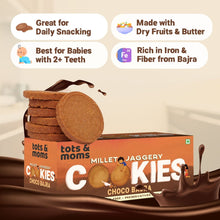 Load image into Gallery viewer, Cookies | Millet &amp; Jaggery | Choco Bajra | 150g - Tots and Moms - BeNative Ventures Pvt. Ltd
