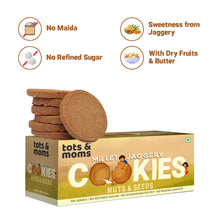 Load image into Gallery viewer, Cookies | Millet &amp; Jaggery | Nuts &amp; Seeds | 150g - Tots and Moms - BeNative Ventures Pvt. Ltd

