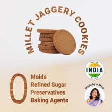 Load image into Gallery viewer, Cookies | Millet &amp; Jaggery | Ragi &amp; Almonds | 150g - Tots and Moms - BeNative Ventures Pvt. Ltd
