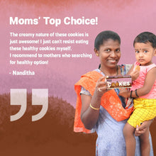 Load image into Gallery viewer, Cookies | Millet &amp; Jaggery | Ragi &amp; Almonds | 150g - Tots and Moms - BeNative Ventures Pvt. Ltd
