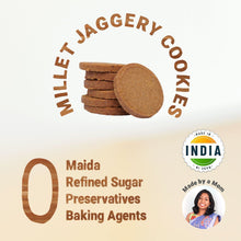 Load image into Gallery viewer, Cookies | Millet &amp; Jaggery | Sweet &amp; Savoury | 150g - Tots and Moms - BeNative Ventures Pvt. Ltd
