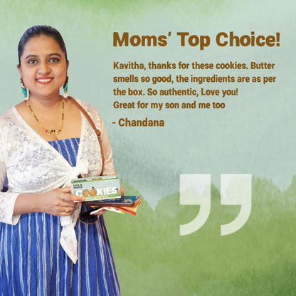 Cookies | Millet & Jaggery | Sweet & Savoury | 150g - Tots and Moms - BeNative Ventures Pvt. Ltd