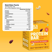 Load image into Gallery viewer, Dates &amp; Nuts Protein Bar | Healthy Snack | Kids Friendly | 150g - Tots and Moms - BeNative Ventures Pvt. Ltd
